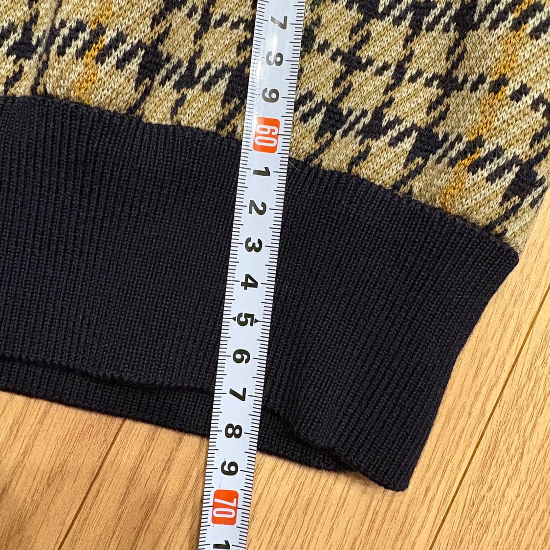 닥스 하운드투스 체크 패턴 니트 L 상품이미지8