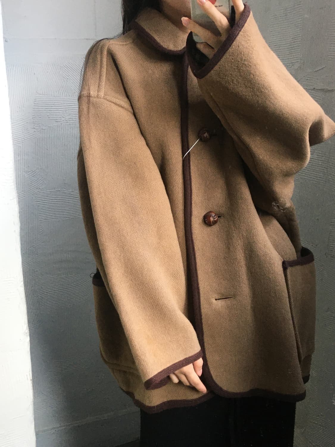 Burberry 버버리 클래식 브라운 울 코트 상품이미지3