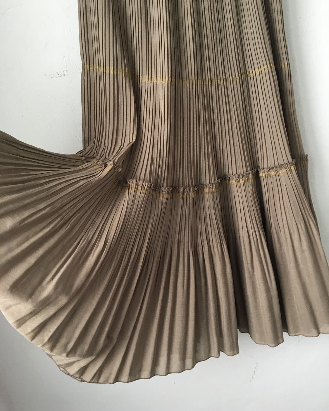 Pleats layer long skirt 상품이미지3