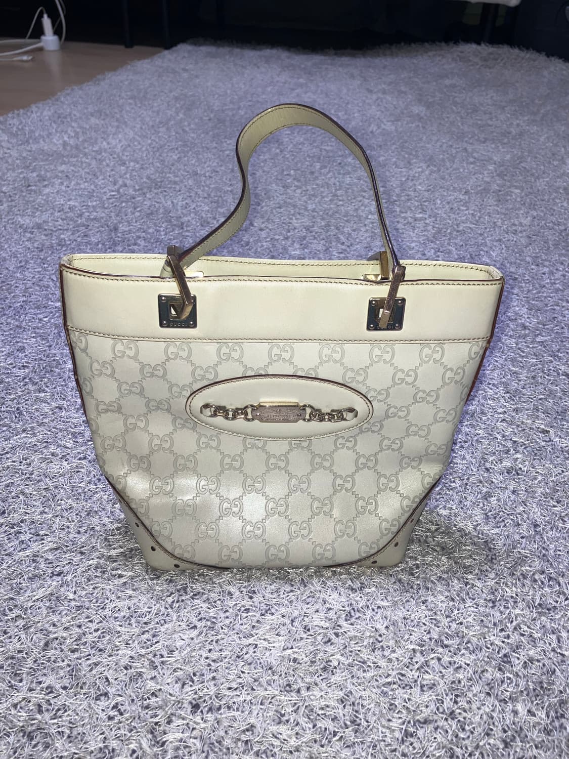 구찌 gg 아이보리 토트백 상품이미지1