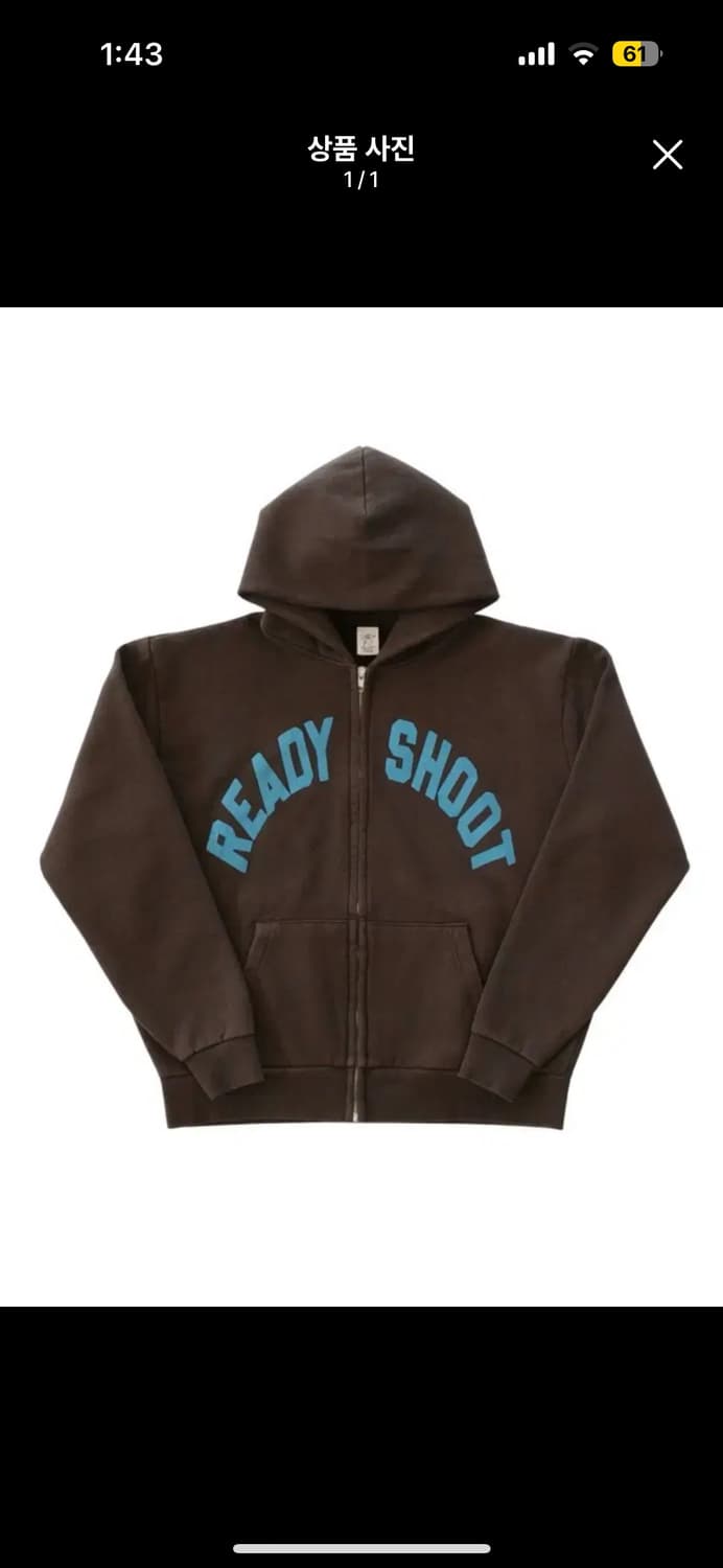 컬렉트피시스 ready shoot M 사이즈 상품이미지1