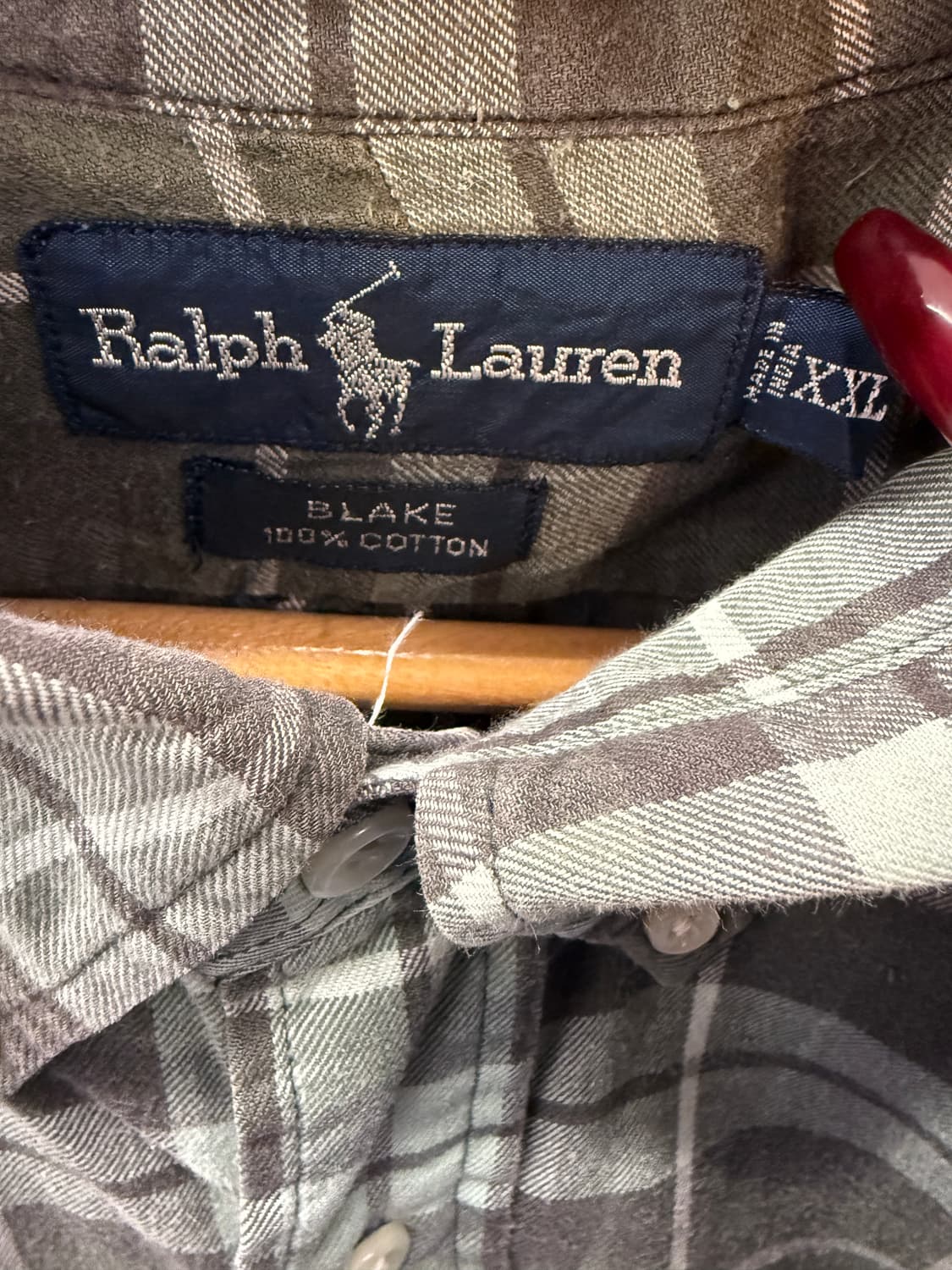 PRL 폴로 랄프로렌 파머 체크 셔츠 상품이미지5