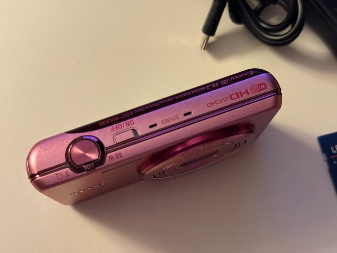 소니 사이버샷 dsc-wx200 핑크 카메라 상품이미지2