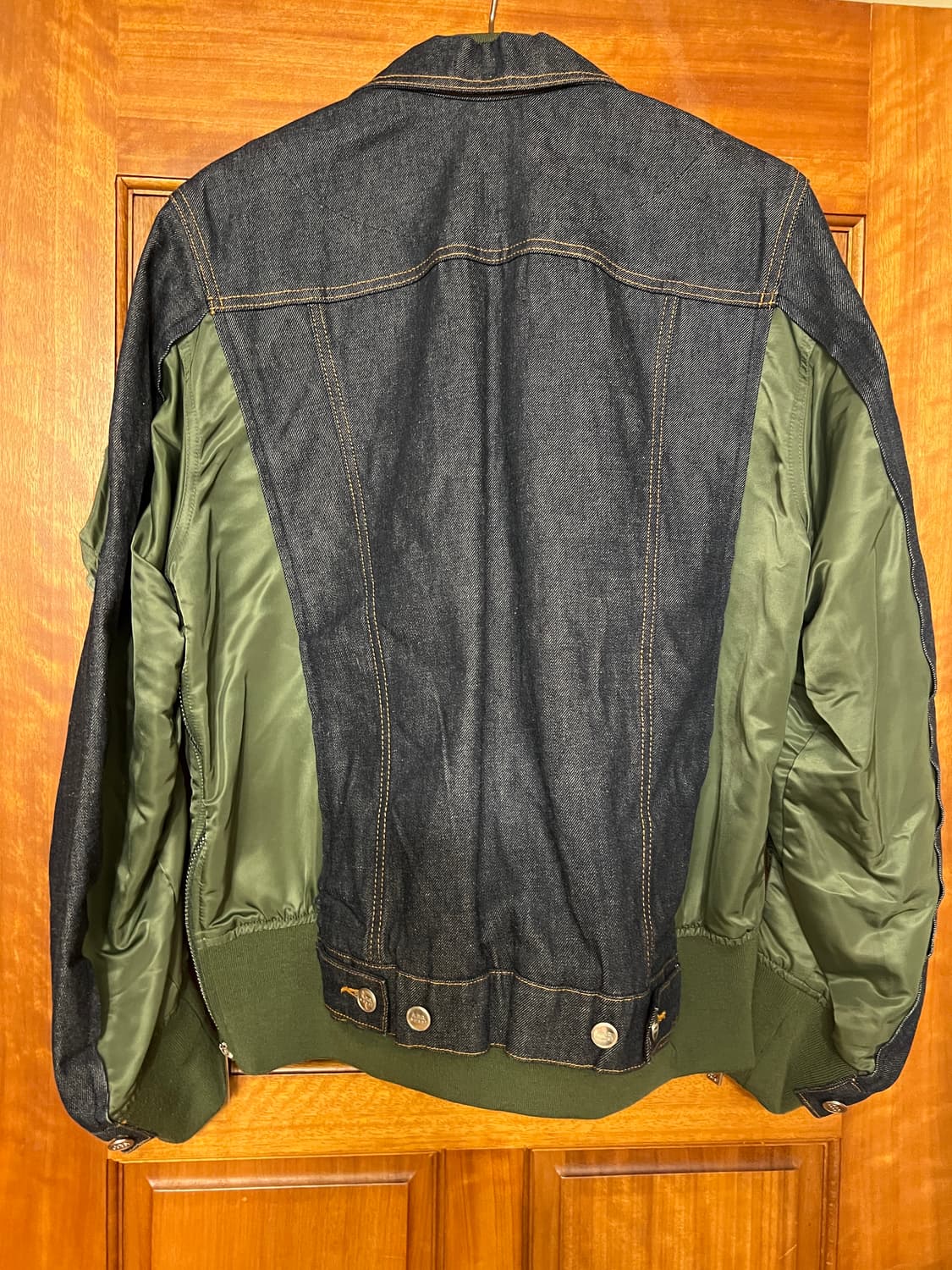 [xs]105] apc sacai 아페쎄 사카이 봄버 데님자켓 상품이미지2