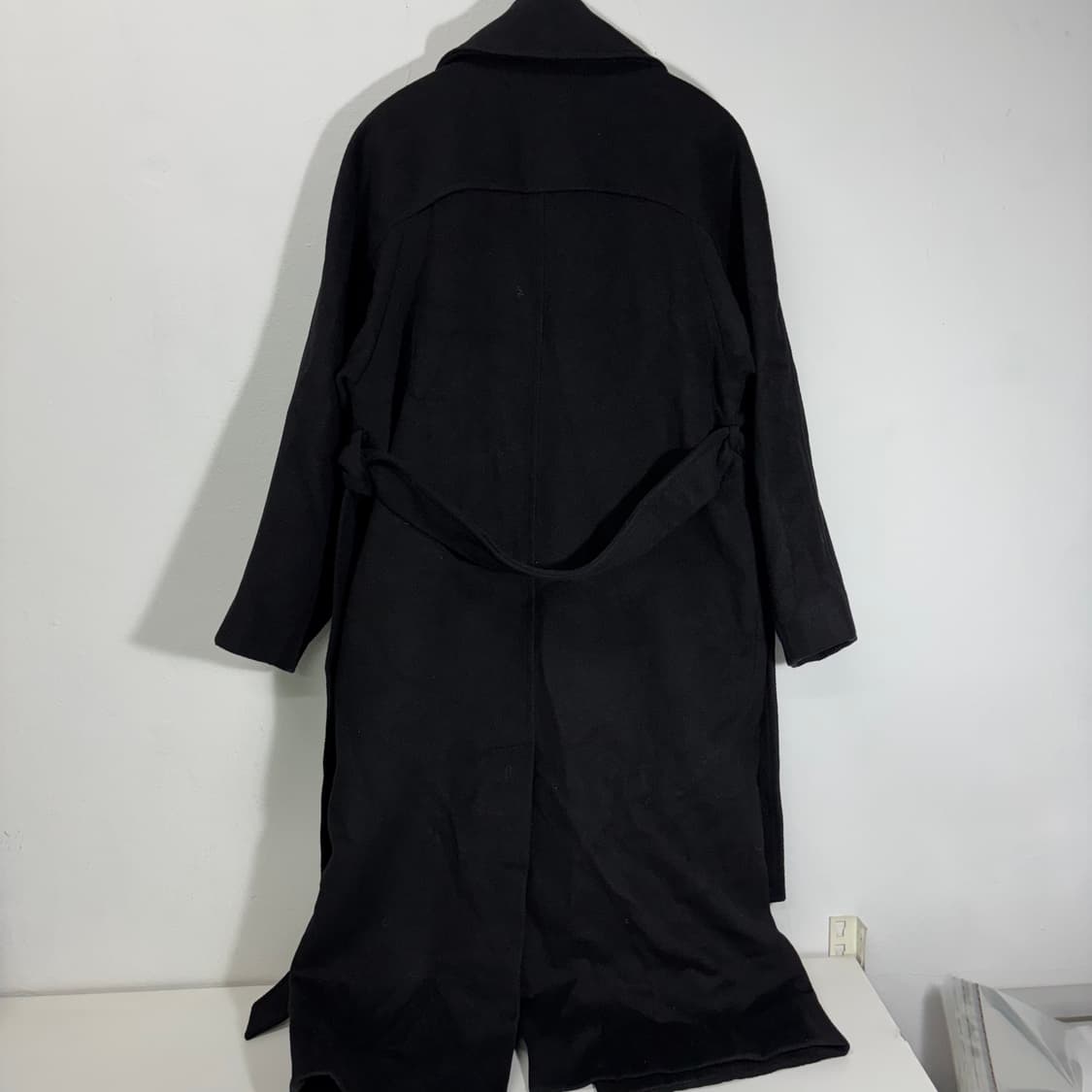 우먼FREE 라퍼지스토어 블랙 로브 발마칸코트 상품이미지4