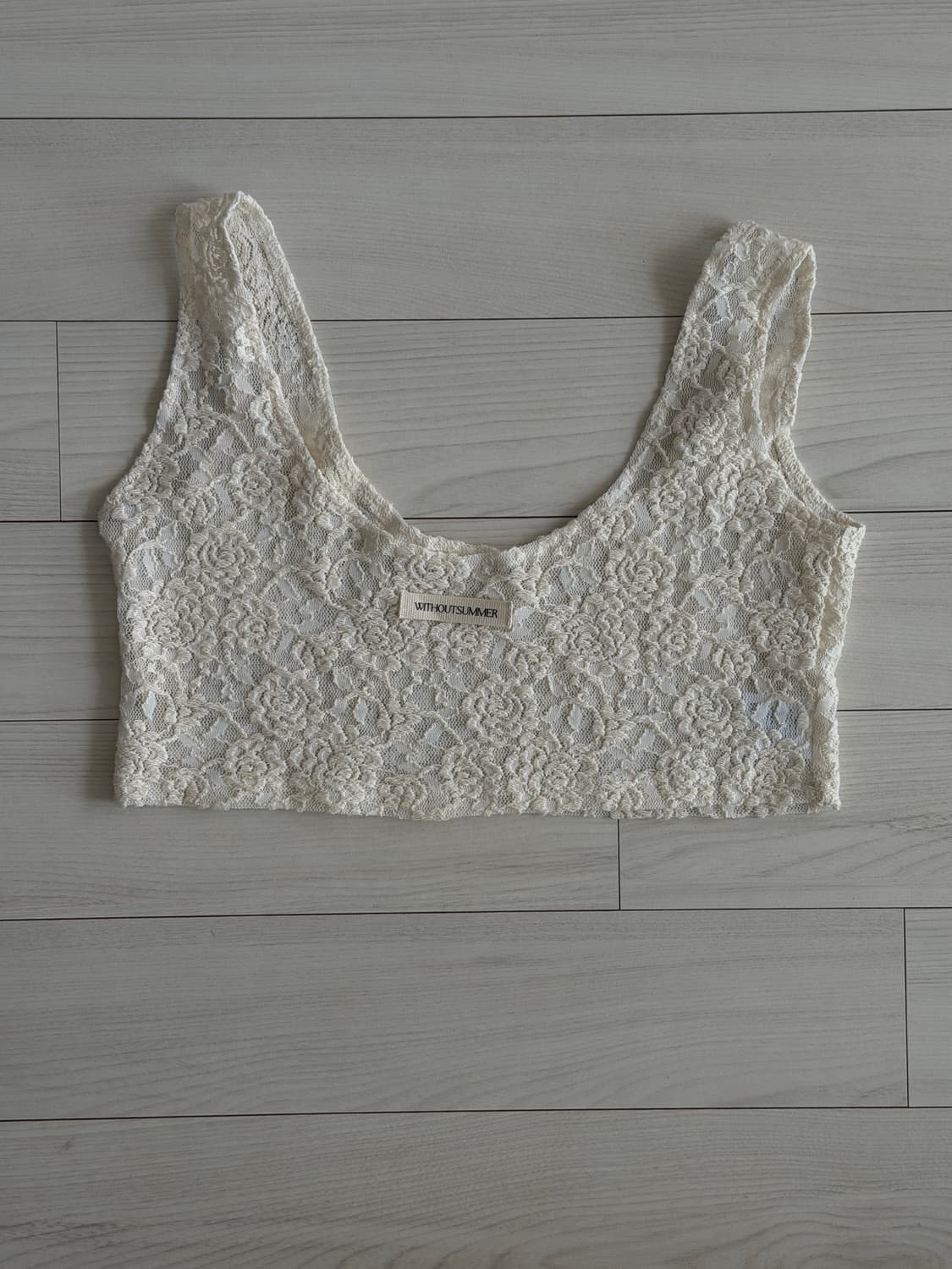 위드아웃썸머 Layered bustier top_lace 상품이미지2