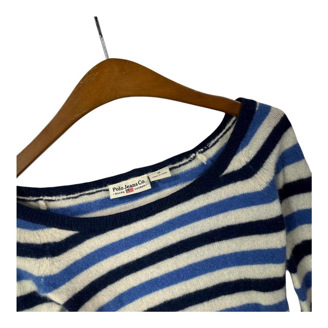 [Polo] 폴로 진스 스트라이프 크롭니트 상품이미지3