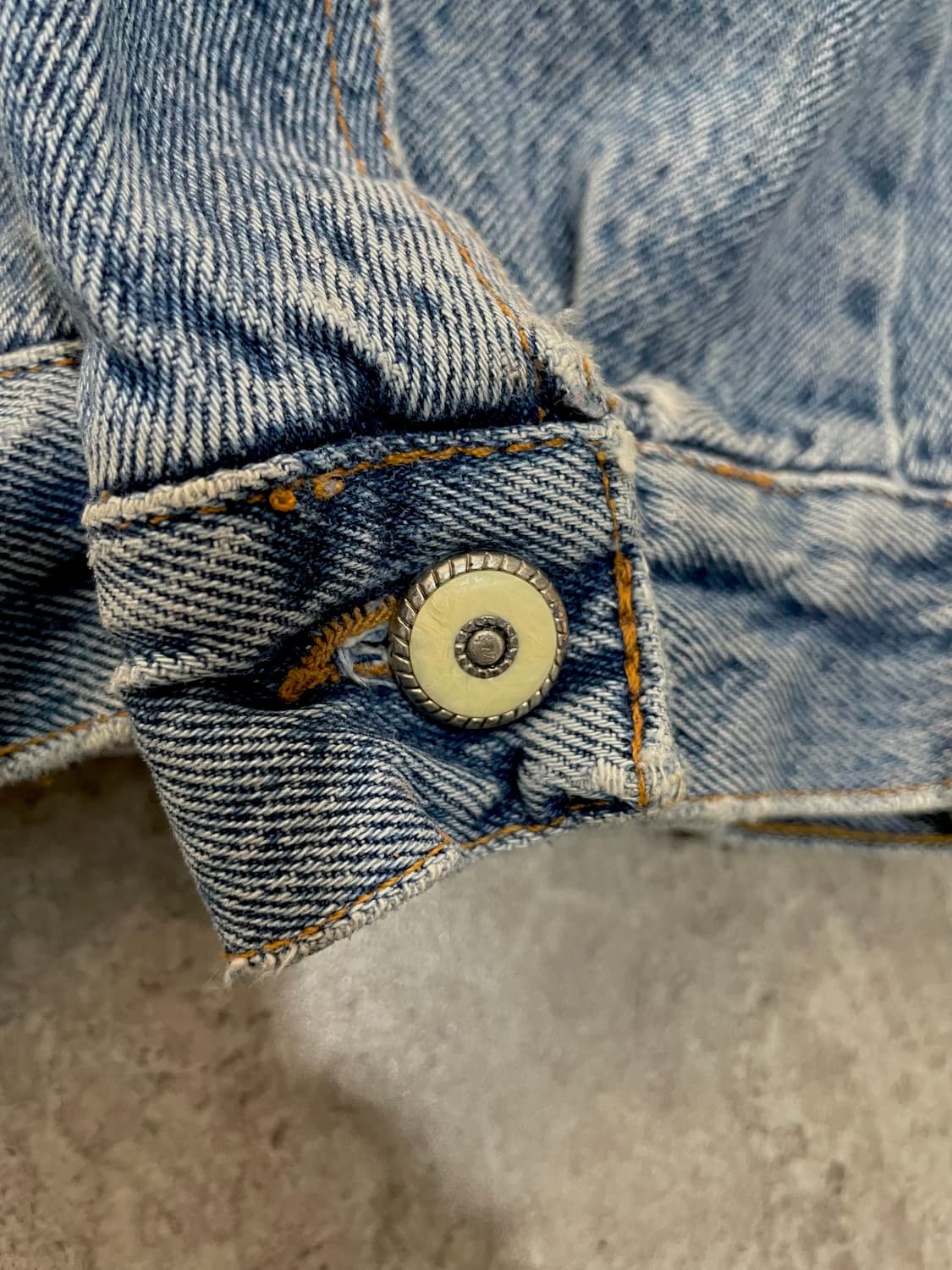 빈티지 플라워 엔틱 웨스턴 데님자켓 상품이미지6