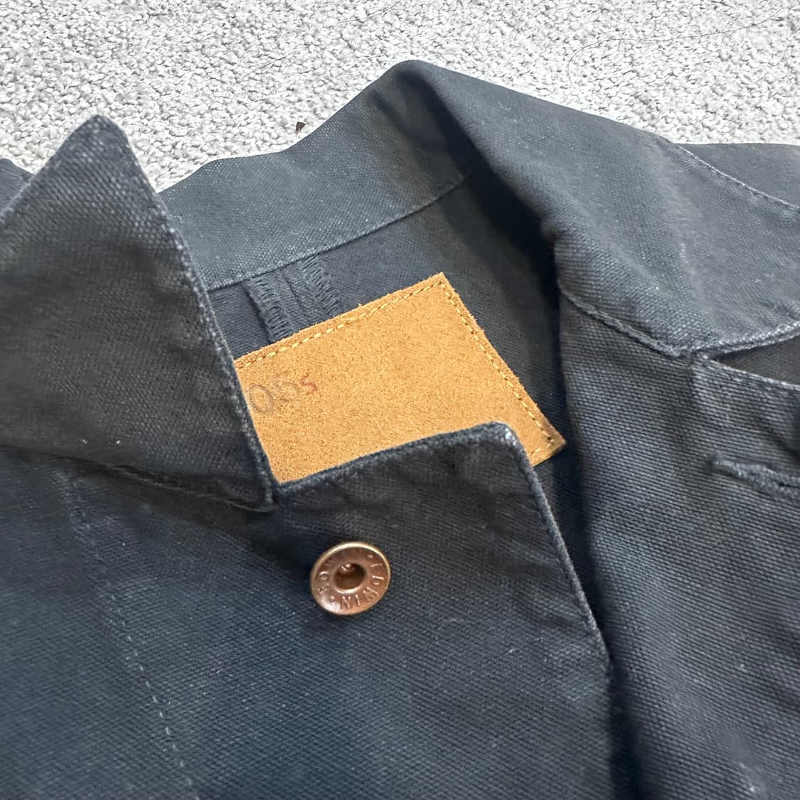 에드윈 90s 블랙 코튼 커버올 자켓M 상품이미지3