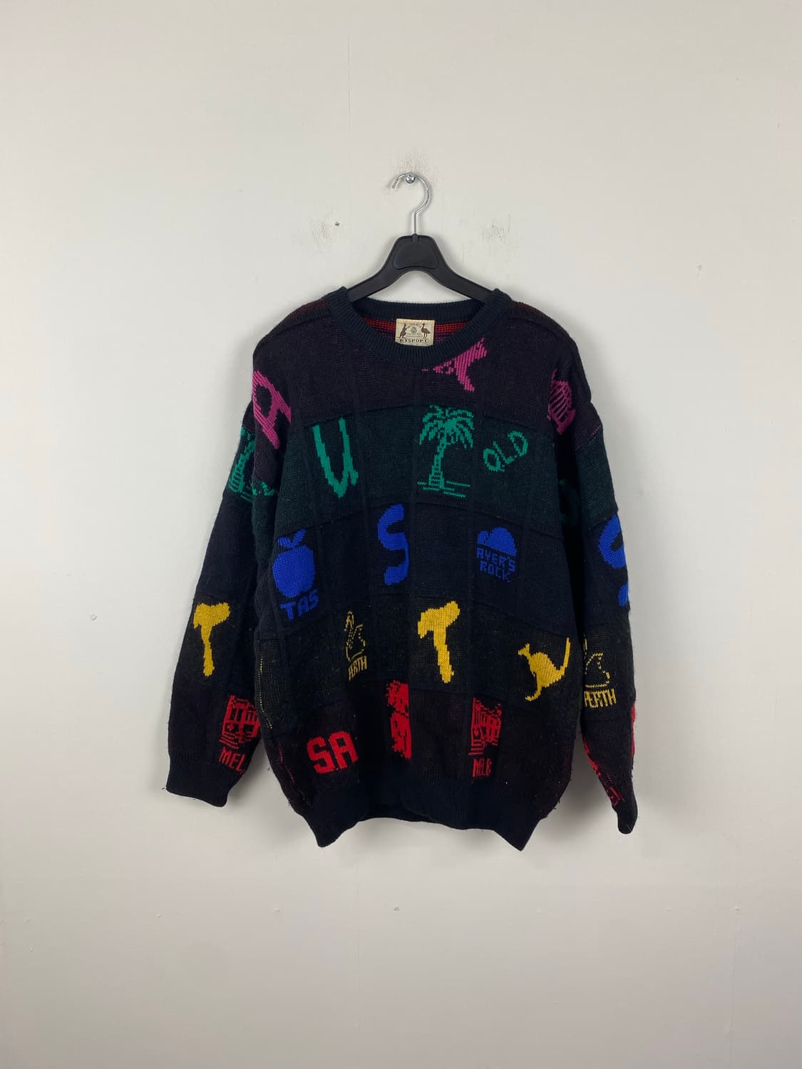 90s 하이스포츠 오스트레일리아 호주 울 니트 M정도 상품이미지1