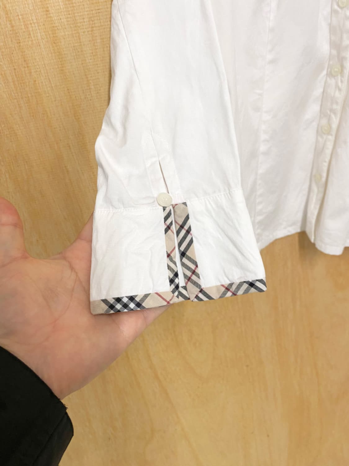 BURBERRY white shirt 버버리 테이핑 셔츠 상품이미지8