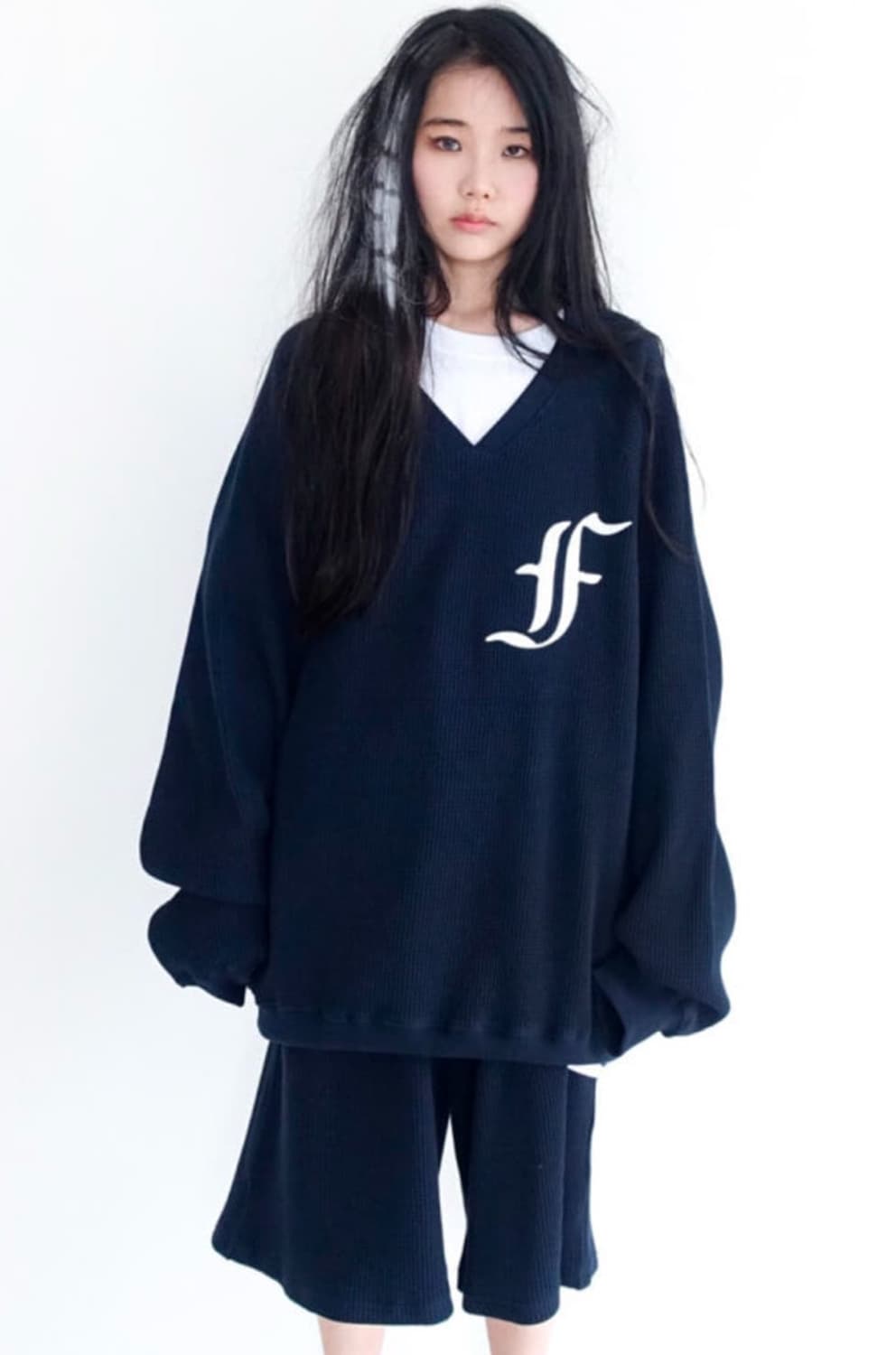 샵페어리 와플 맨투맨 상품이미지1