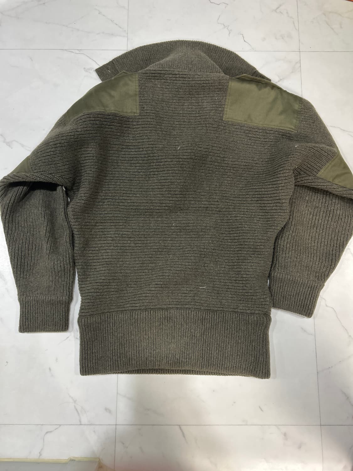 밀리터리 울 풀오버 스웨터 상품이미지3