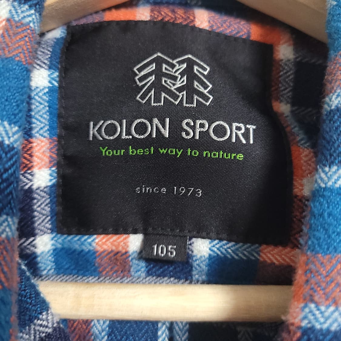 (105) 코오롱 스포츠 체크 남방 셔츠 상품이미지3