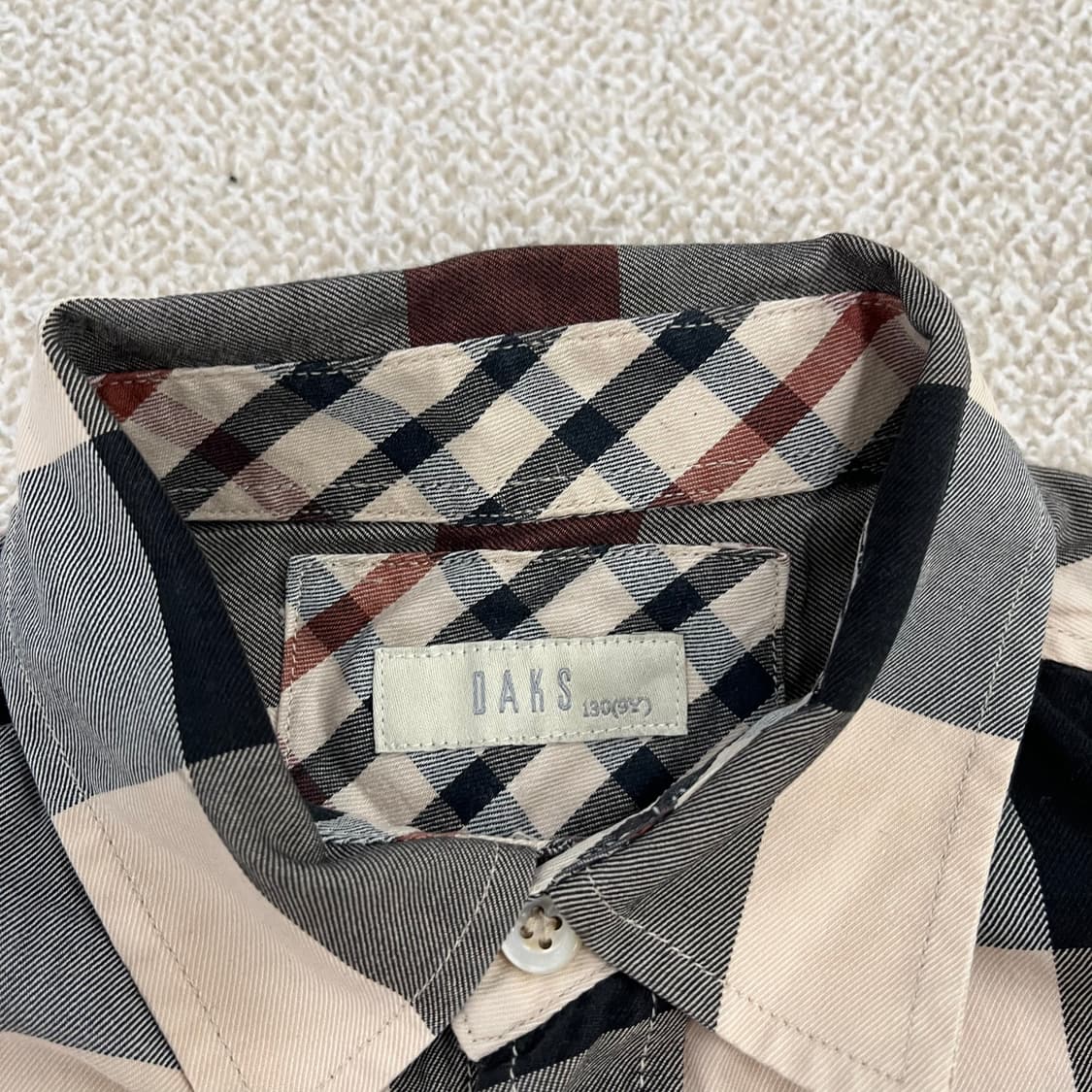 130 닥스 키즈 체트 셔츠 남방 0210M 상품이미지2