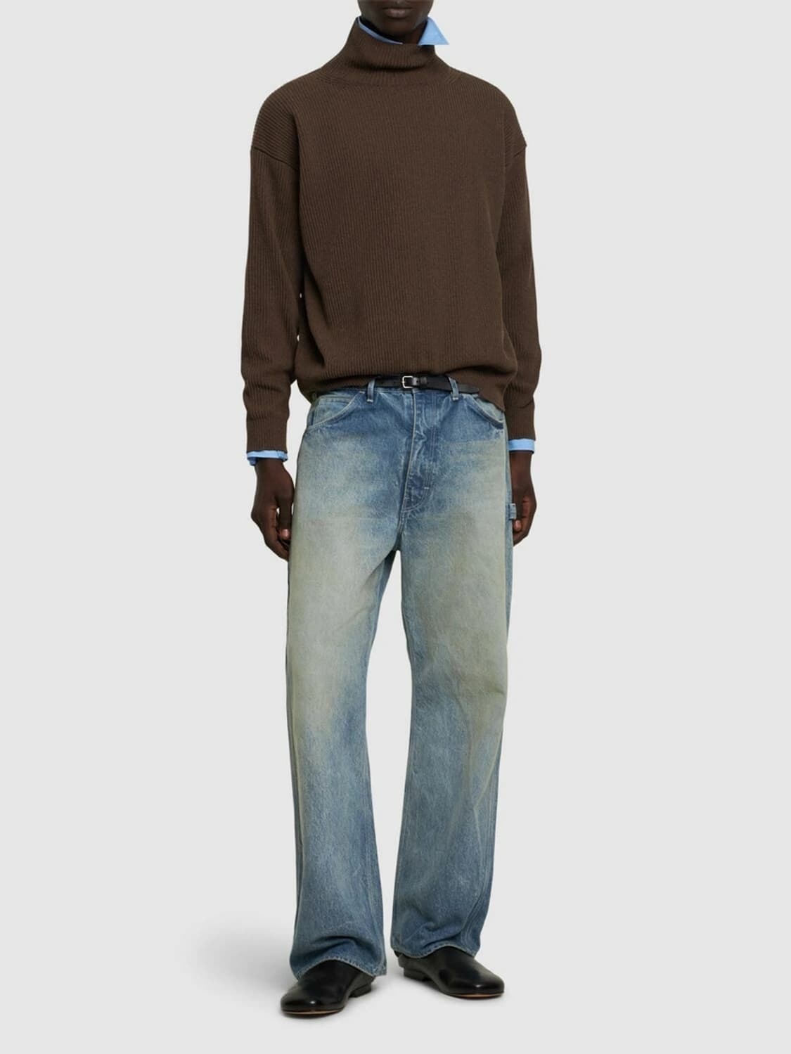 오라리 AURALEE 셀비지 워싱 데님팬츠 상품이미지6