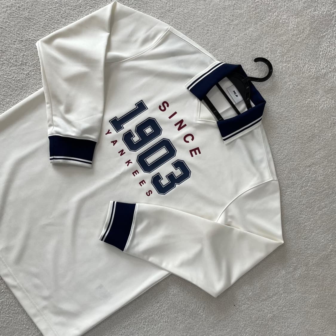 [M] MLB 신형 양키즈 긴팔카라티셔츠 95 바시티 상품이미지3