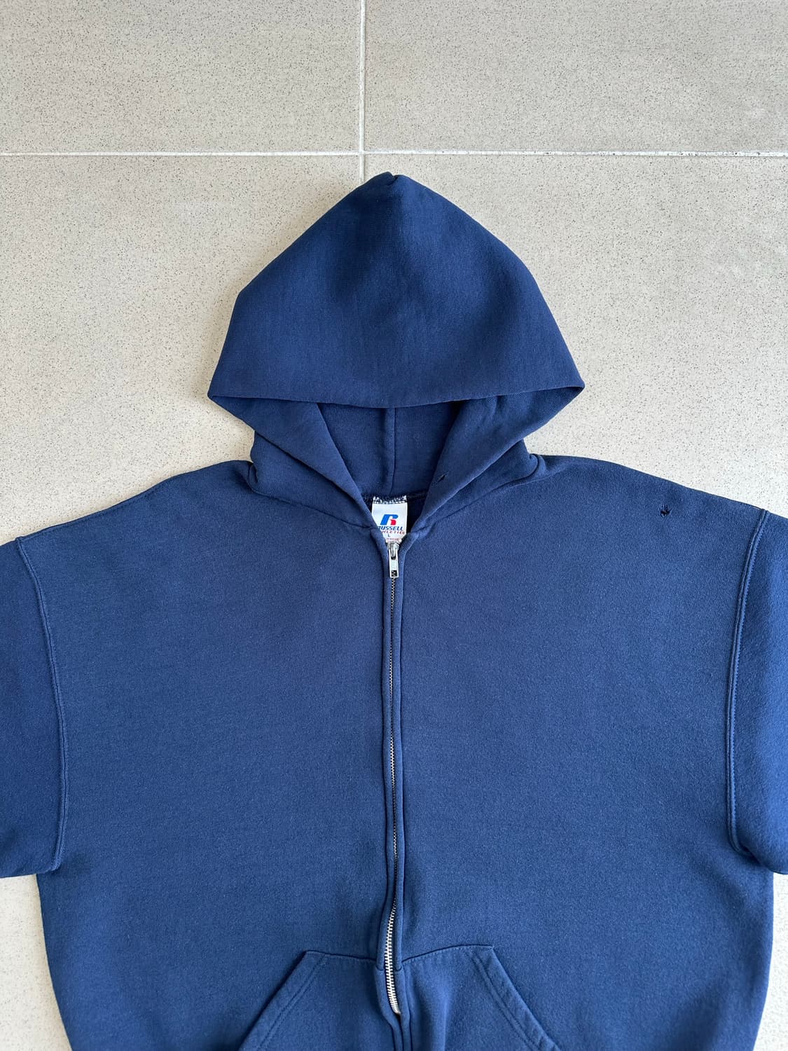 00s 빈티지 러셀 후드집업 네이비 L 상품이미지4
