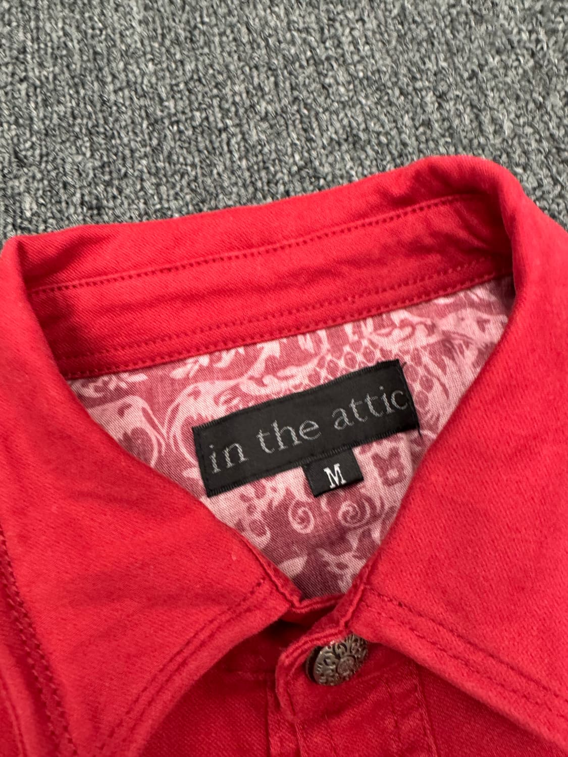 M)In the attic 빈티지 자수 셔츠자켓 상품이미지6