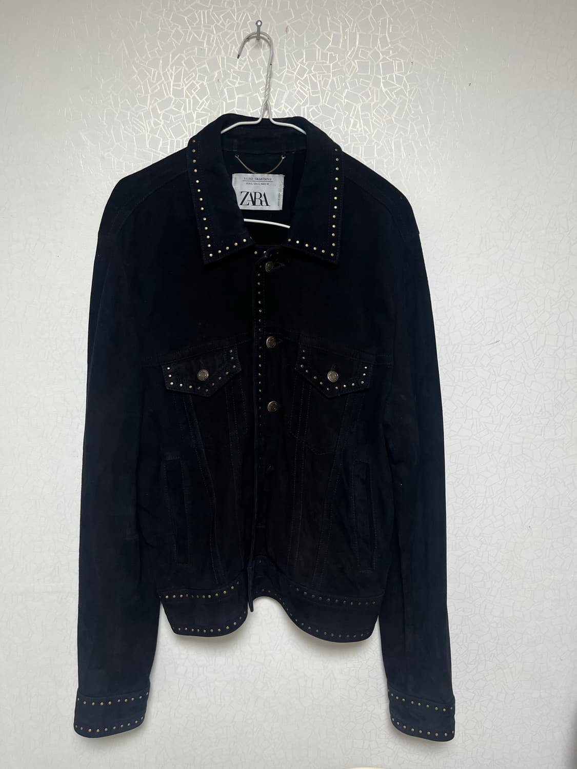 자라 스터드 스웨이드자켓 L 상품이미지1