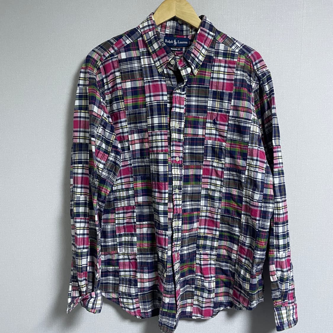 폴로 랄프로렌 패치워크 남성 셔츠 클레식핏 XL (남성 상품이미지4
