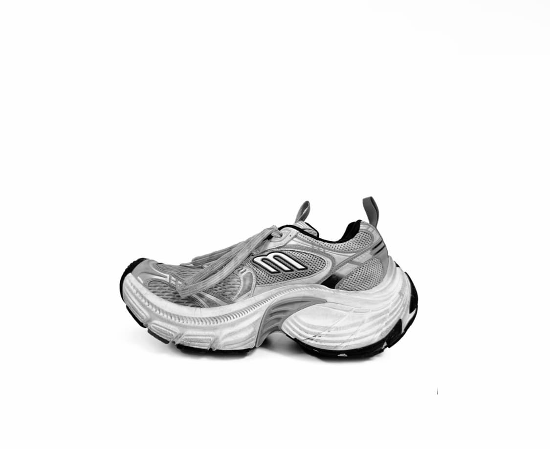 [43] 발렌시아가 남성 10XL 스니커즈 화이트 그레이 실버 블랙 상품이미지2