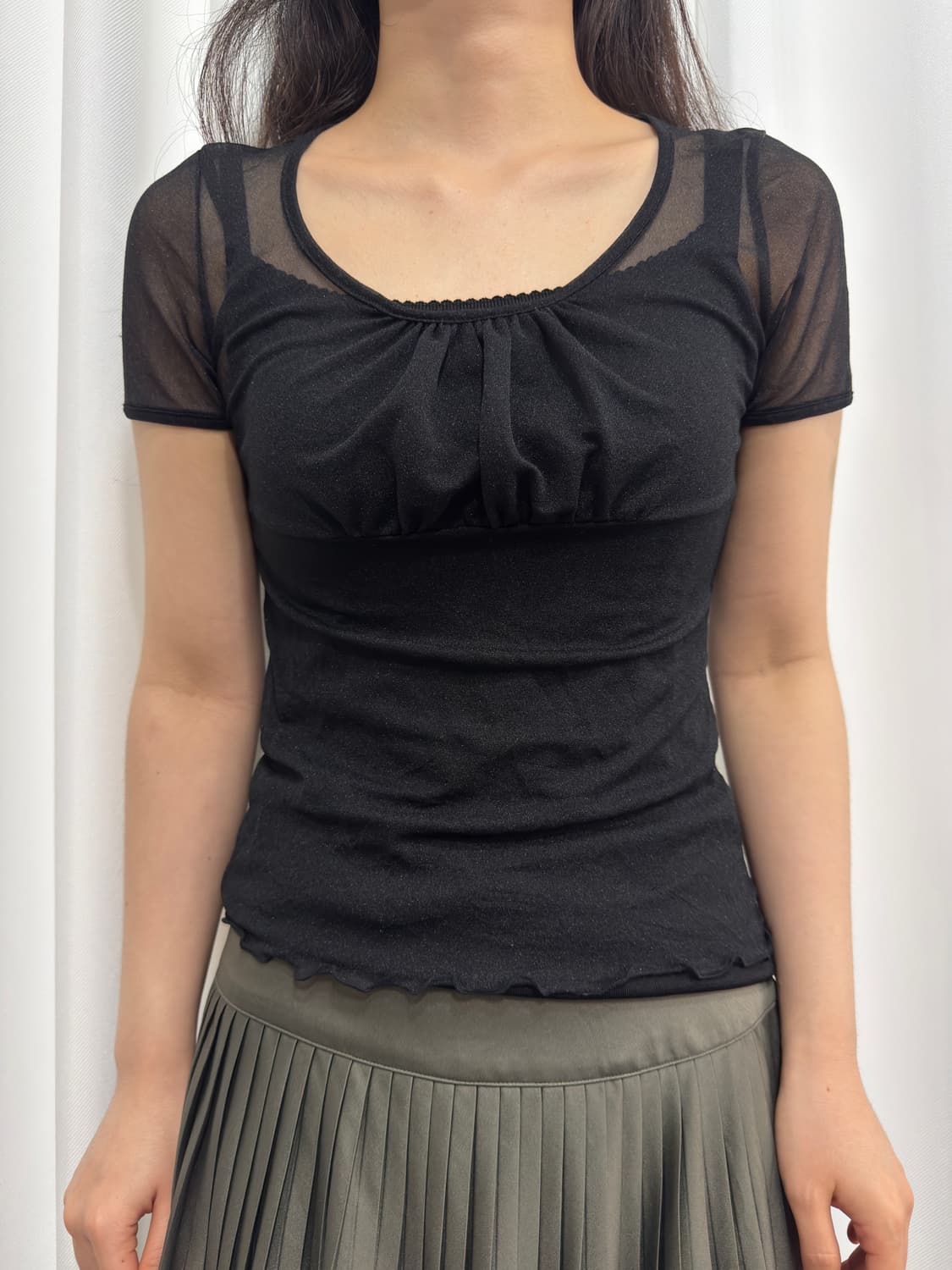 Michael klein mesh top 상품이미지1