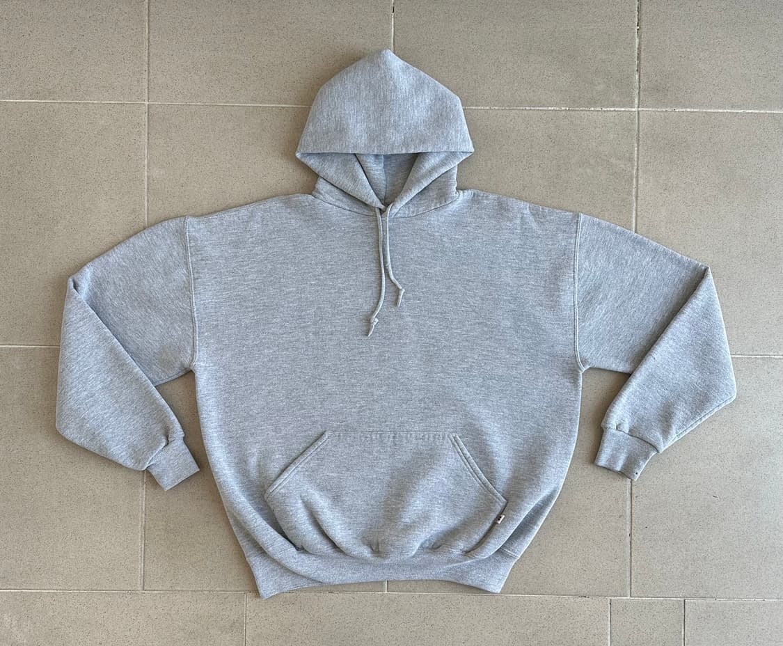 90s 빈티지 러셀 후드 그레이 XL 상품이미지1