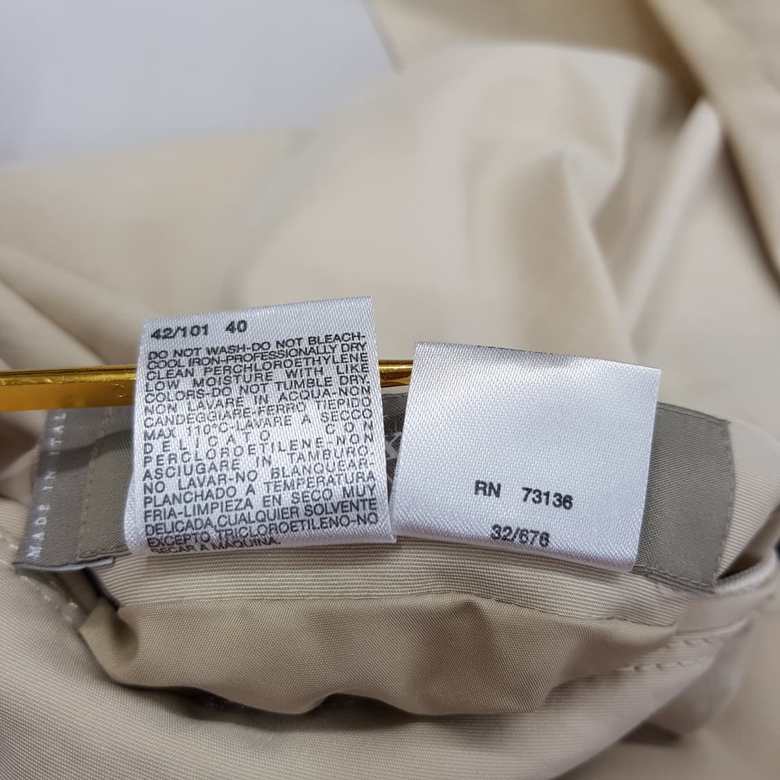 막스마라 리버시블 스탠드카라 트렌치 코트 40사이즈 상품이미지9