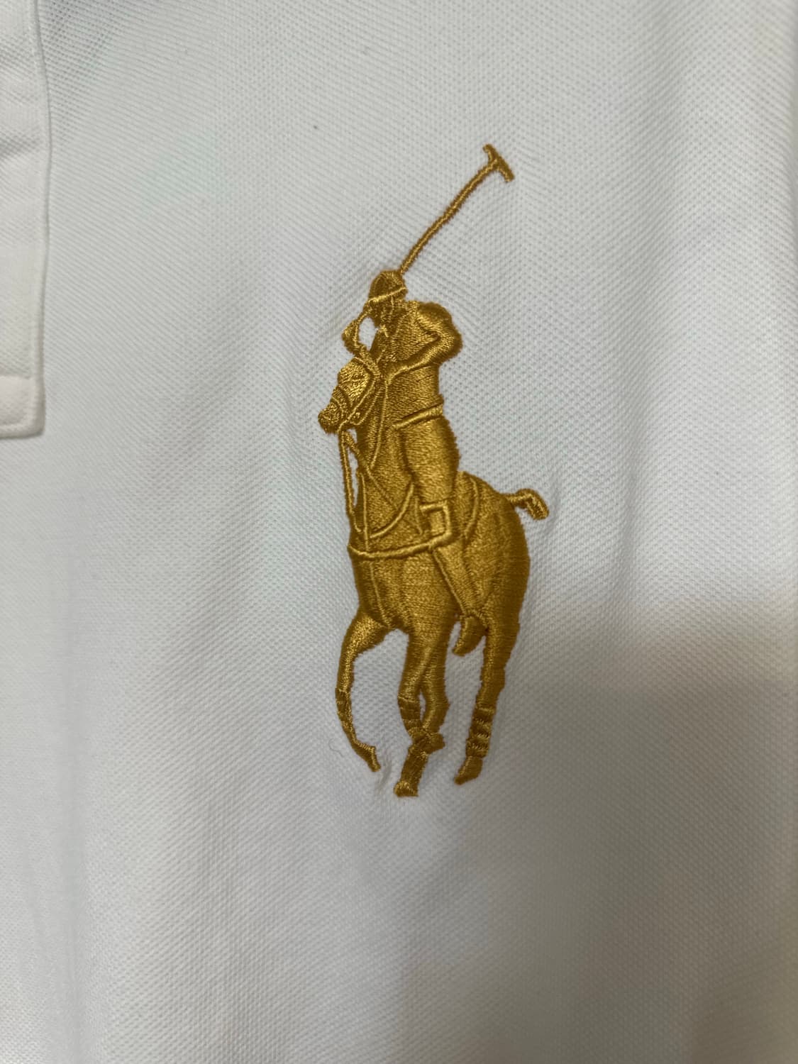 폴로 랄프로렌 화이트 빅포니 반팔 카라티 상품이미지6