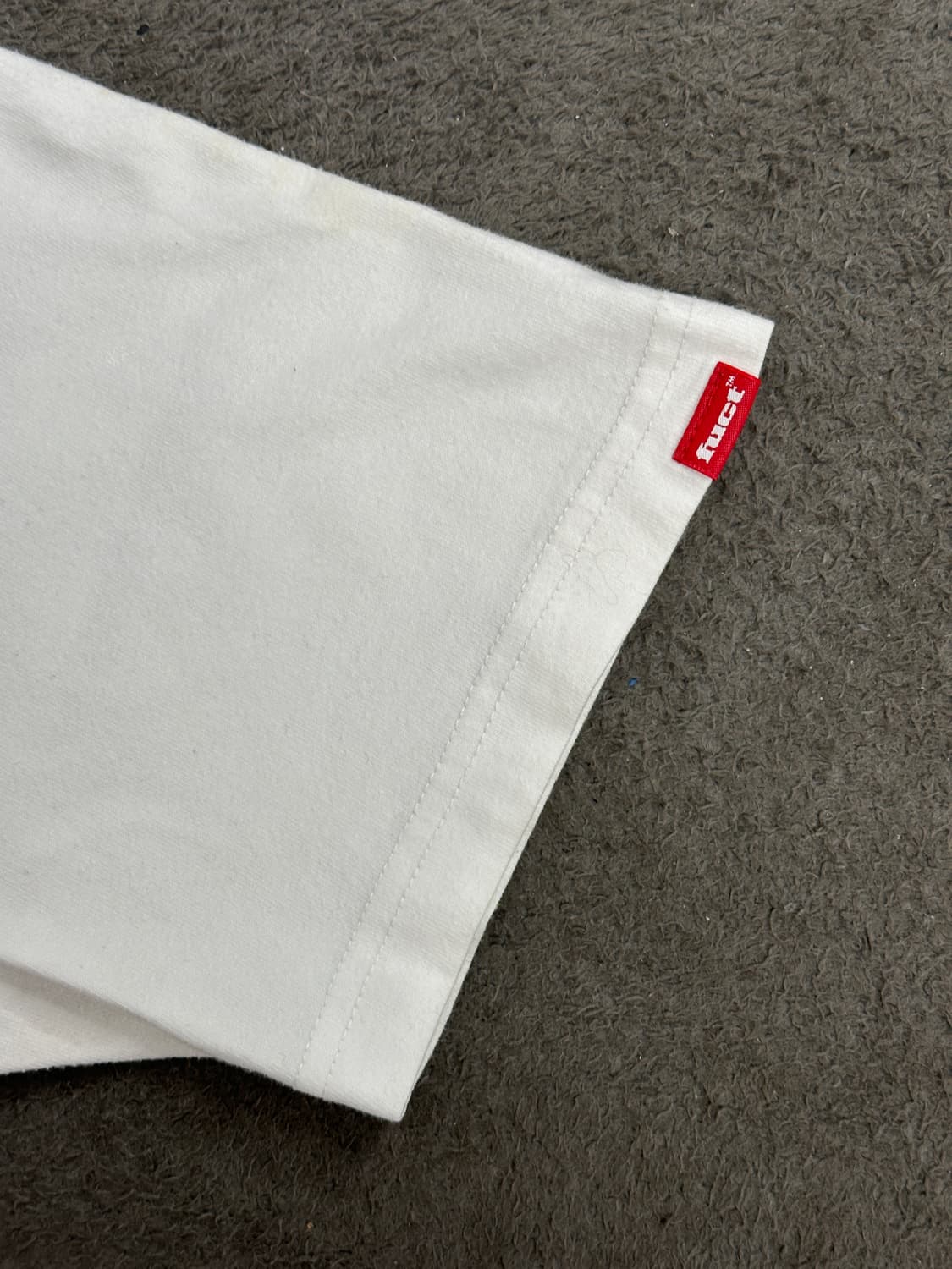 00s FUCT 'Idea of God' 슬로건 티셔츠 M 상품이미지4