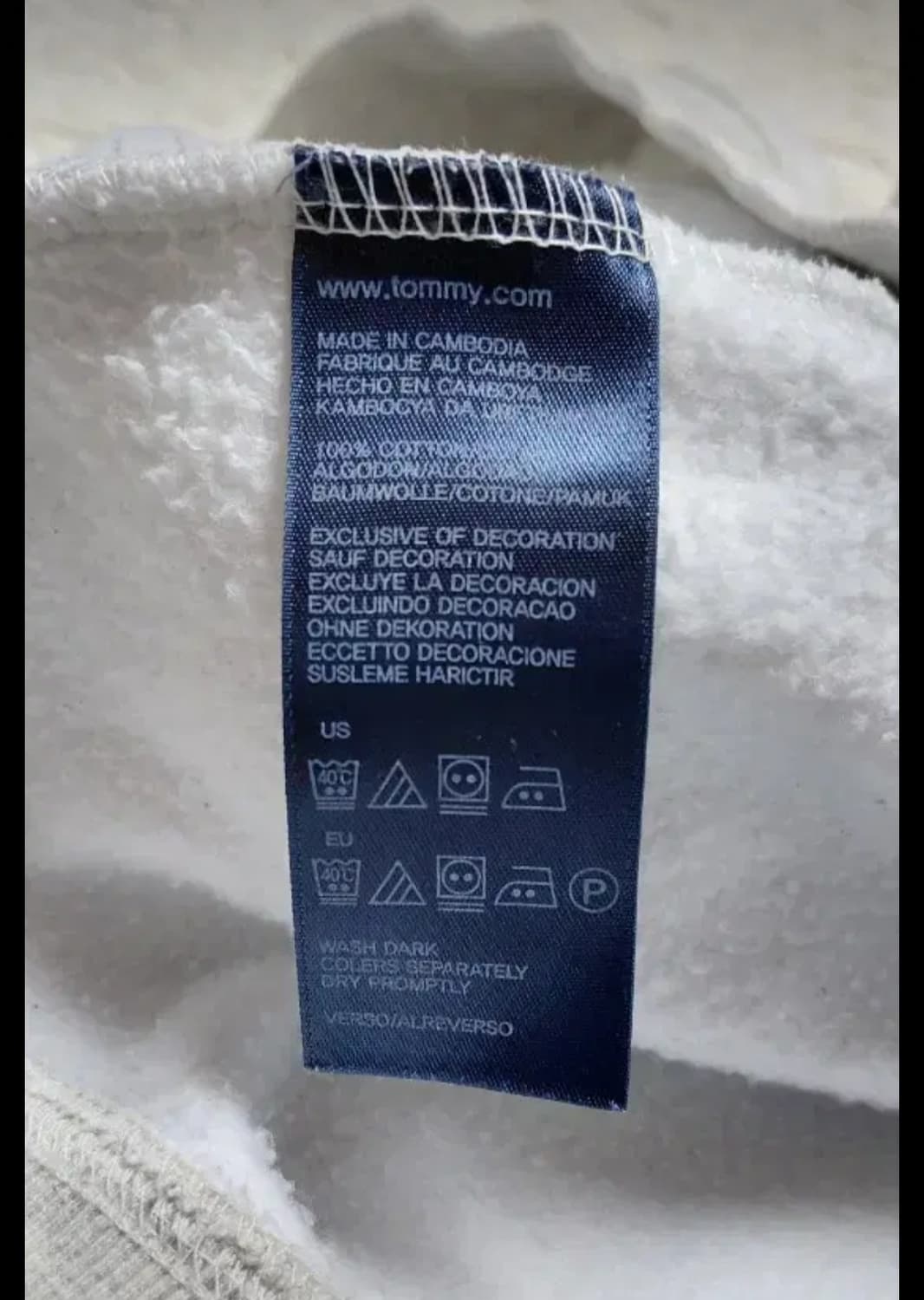 타미힐피거 기모 맨투맨 L 상품이미지6