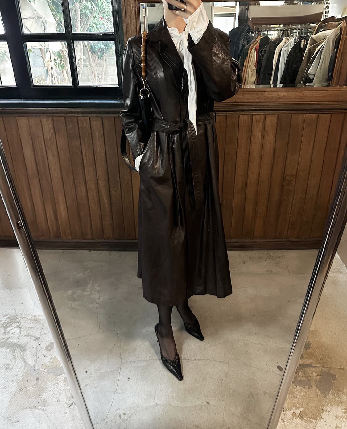 PRADA leather pumps heel 상품이미지6