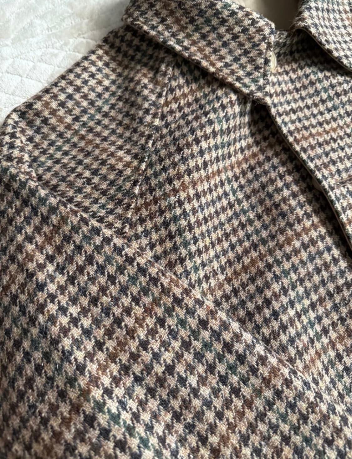 (5) 브라운야드 리버시블 발마칸 코트 - 베이지 체크 코트 상품이미지3