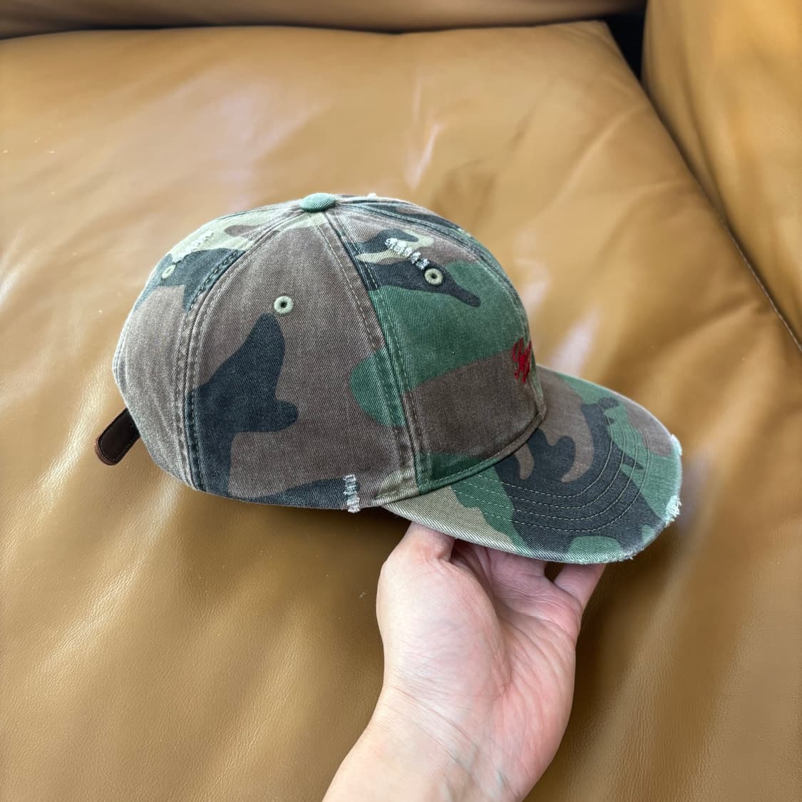 슈프림 6패널 볼캡 모자 우드랜드 카모 크러쉬 상품이미지3