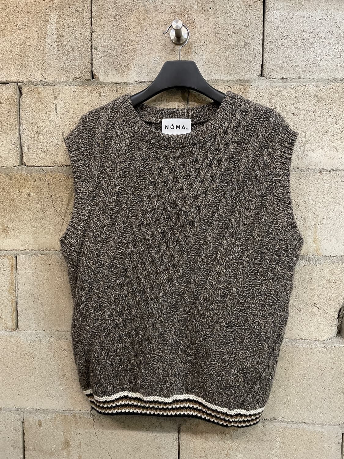 노마 티디 피셔맨 니트 베스트  상품이미지1