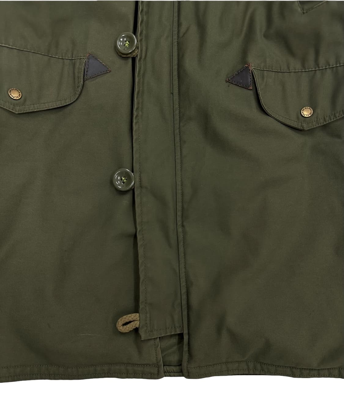 00s 알파인더스트리 야상점퍼 카키 (XS~L) 상품이미지5