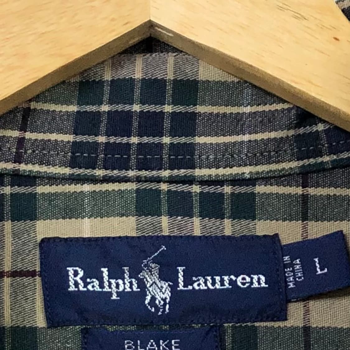 L 폴로 옥스포드 체크 셔츠 상품이미지3