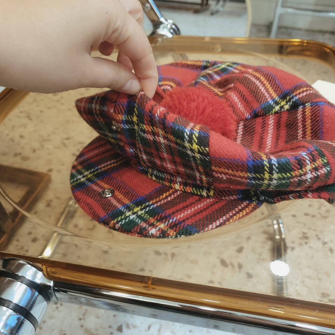 세인트 앤드류스 타탄체크 헌팅캡 상품이미지6