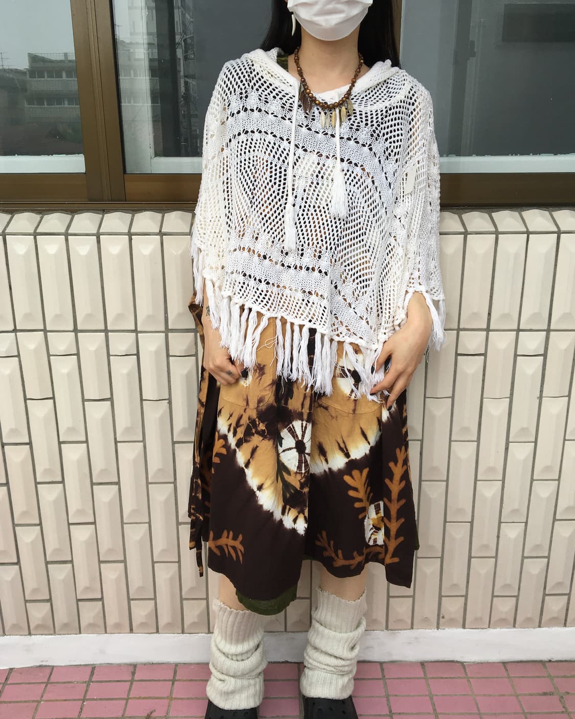 Ethnic mood dyed apron 상품이미지7