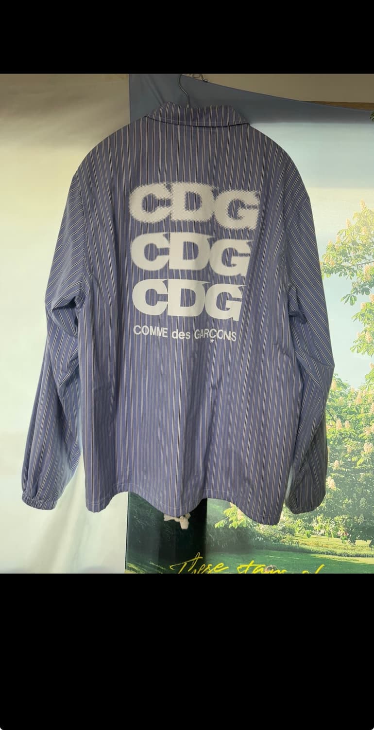 CDG 스트라이프 코치자켓 지디 상품이미지2
