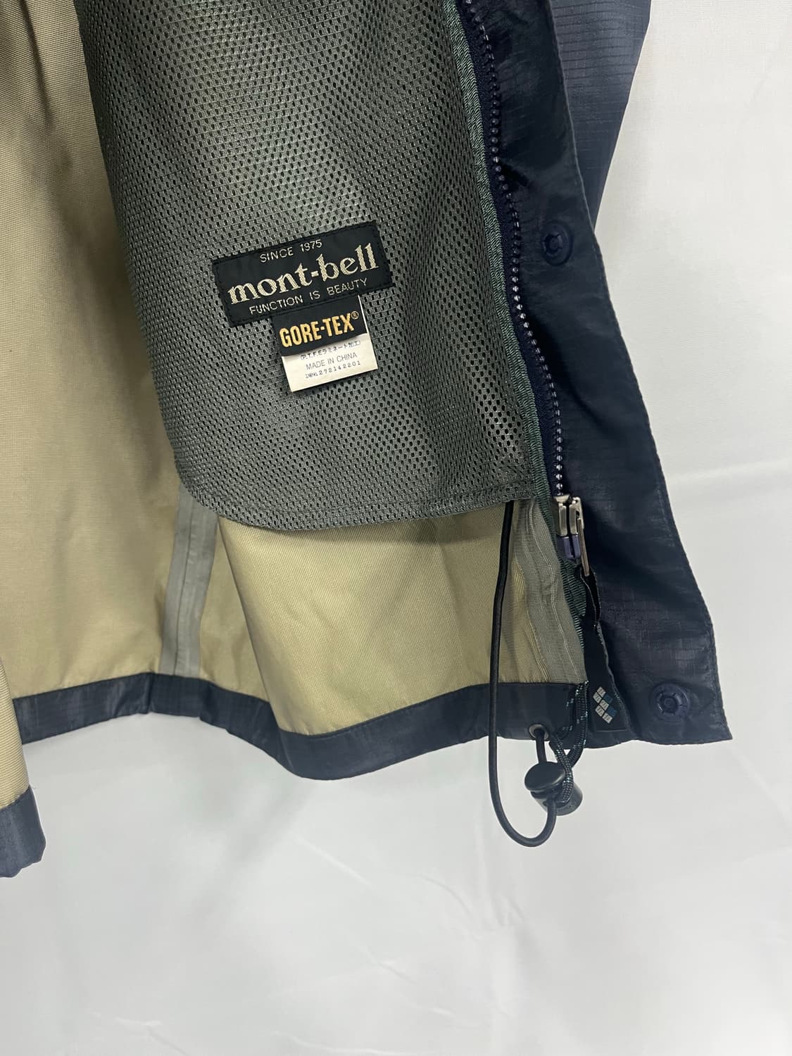 Montbell 몽벨 고어텍스 셋업 다크네이비 L사이즈 상품이미지5