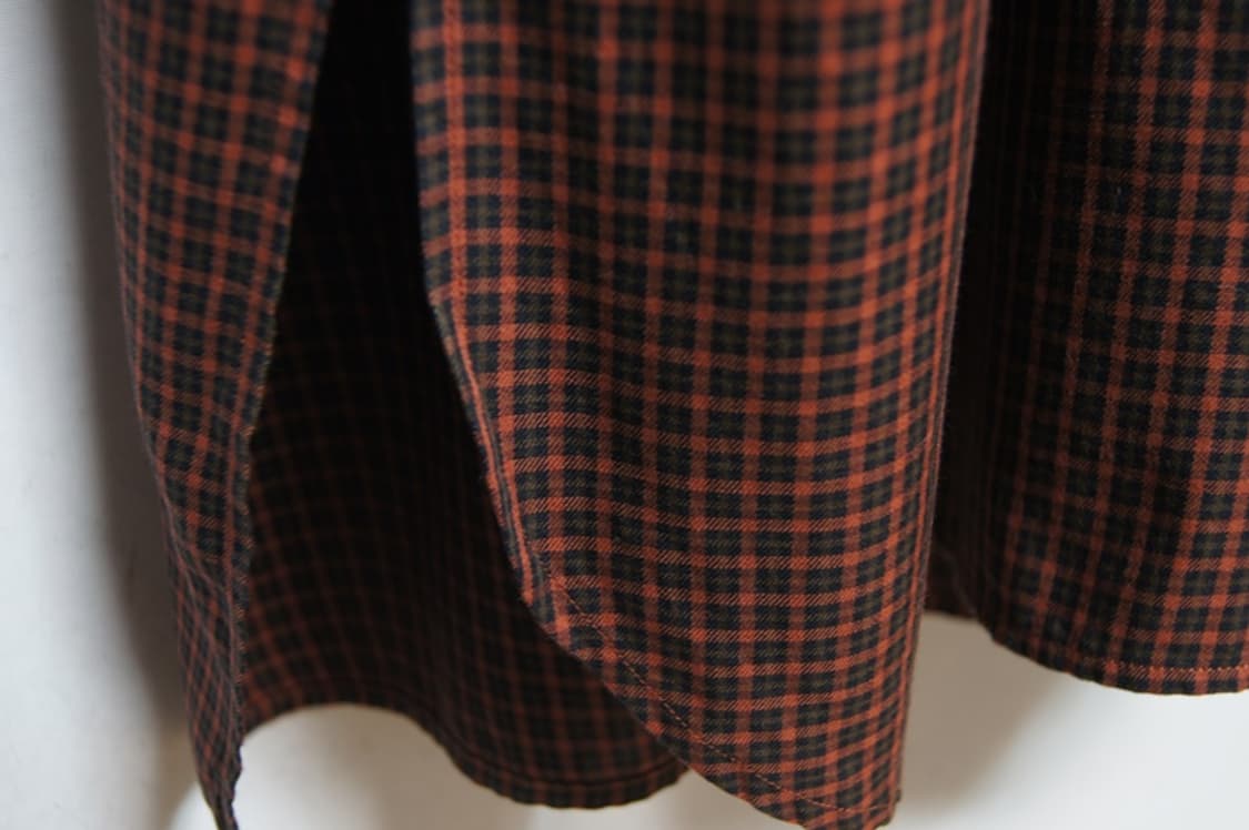 DANTON 정품 체크 셔츠 원피스 상품이미지6