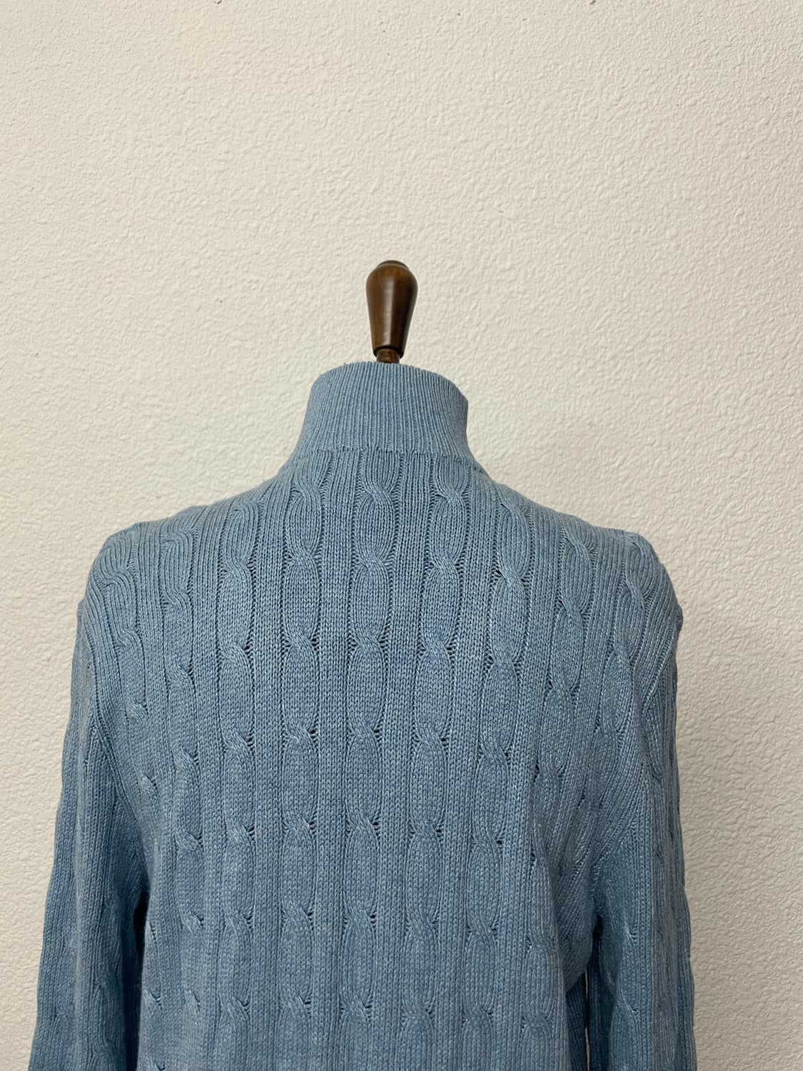 폴러 반집업 니트 Large 상품이미지7