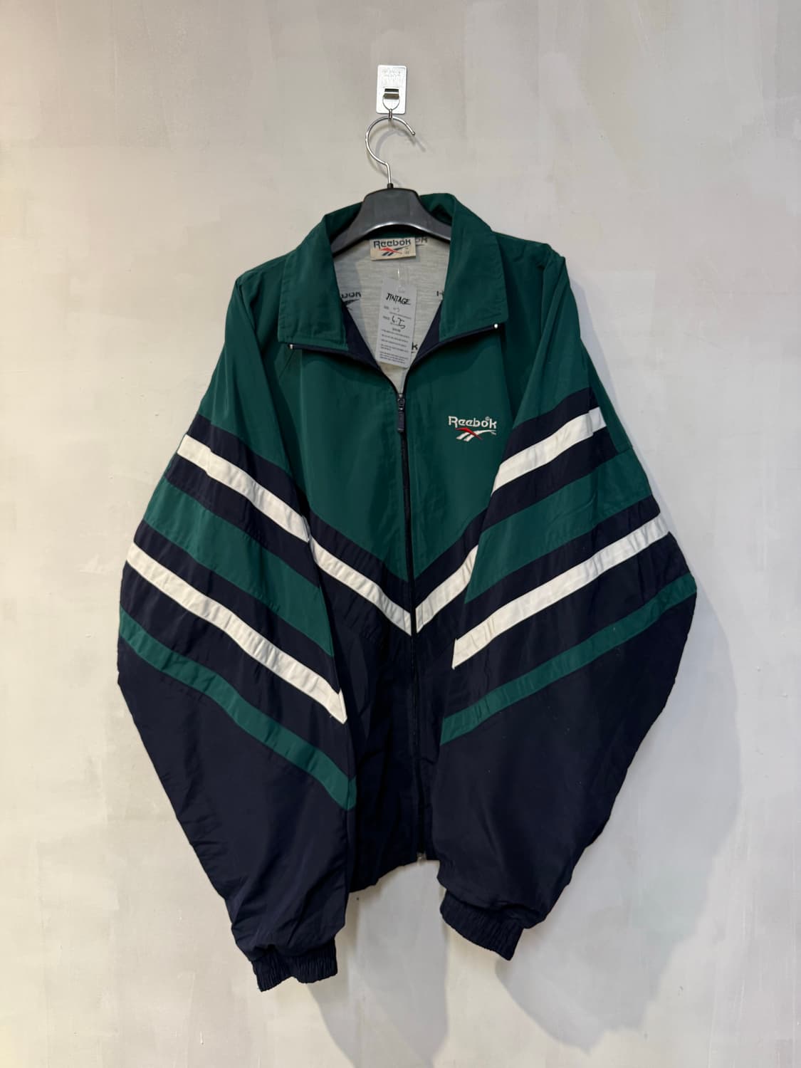 리복 그린 올드스쿨 바람막이 상품이미지1