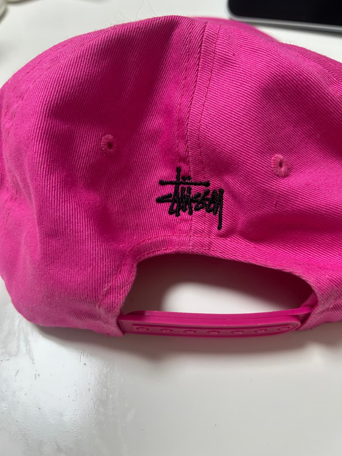 스투시 핑크 캡 상품이미지3