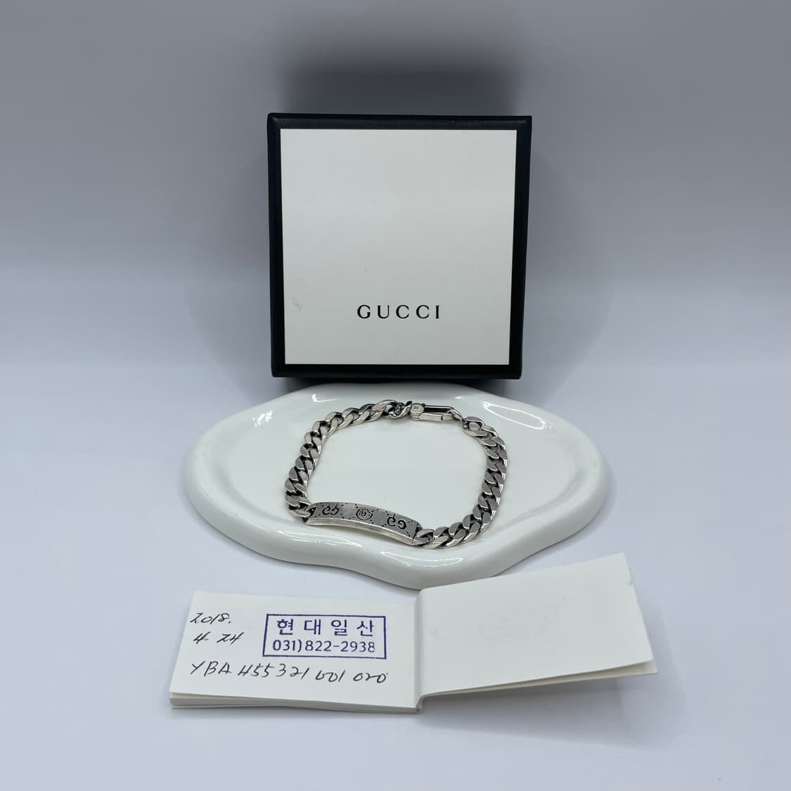 구찌 팔찌 20호 고스트 체인 브레이슬릿 상품이미지1