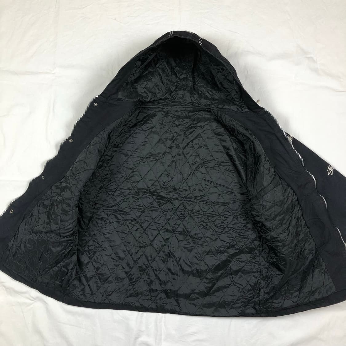 90s 스투시 인터네셔널 트라이브 퀄팅 후드자켓 상품이미지5