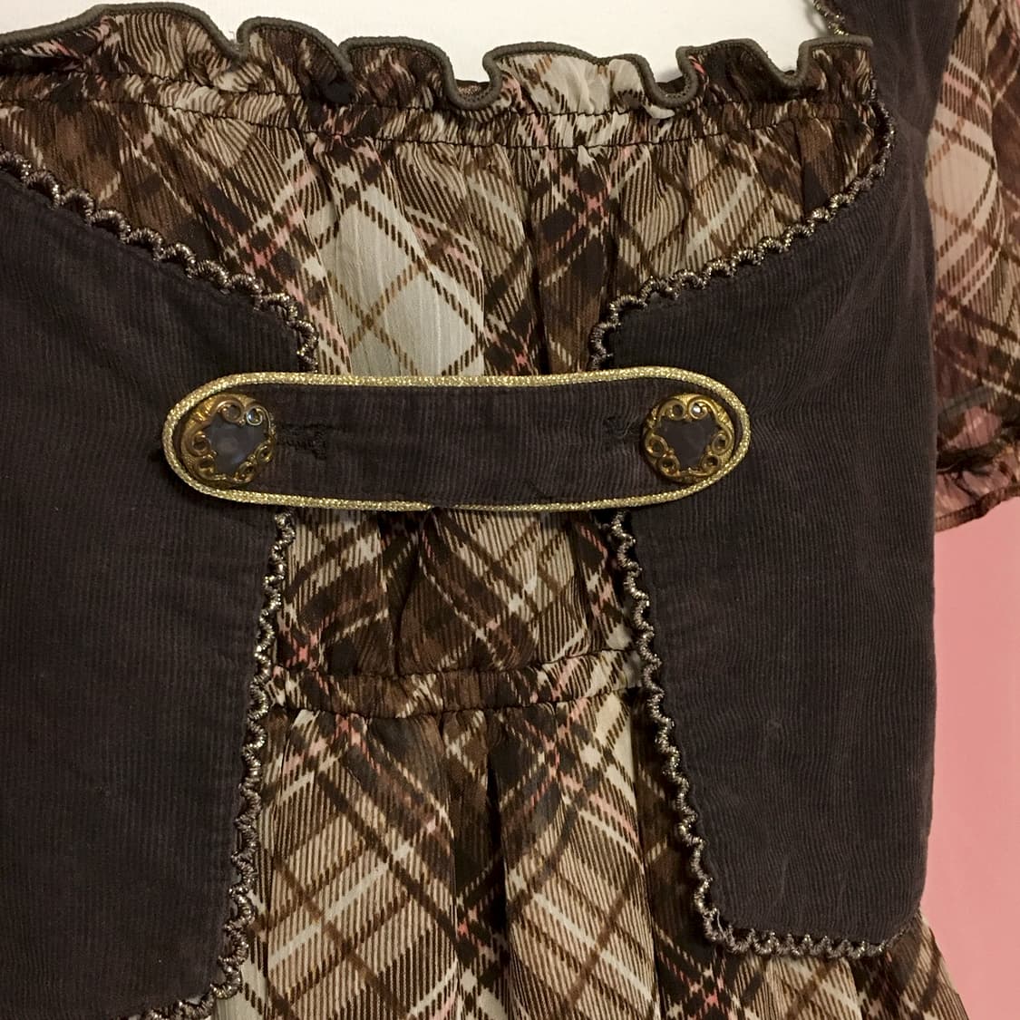 리즈리사 라떼갸루 원피스 딸기초코 상품이미지5