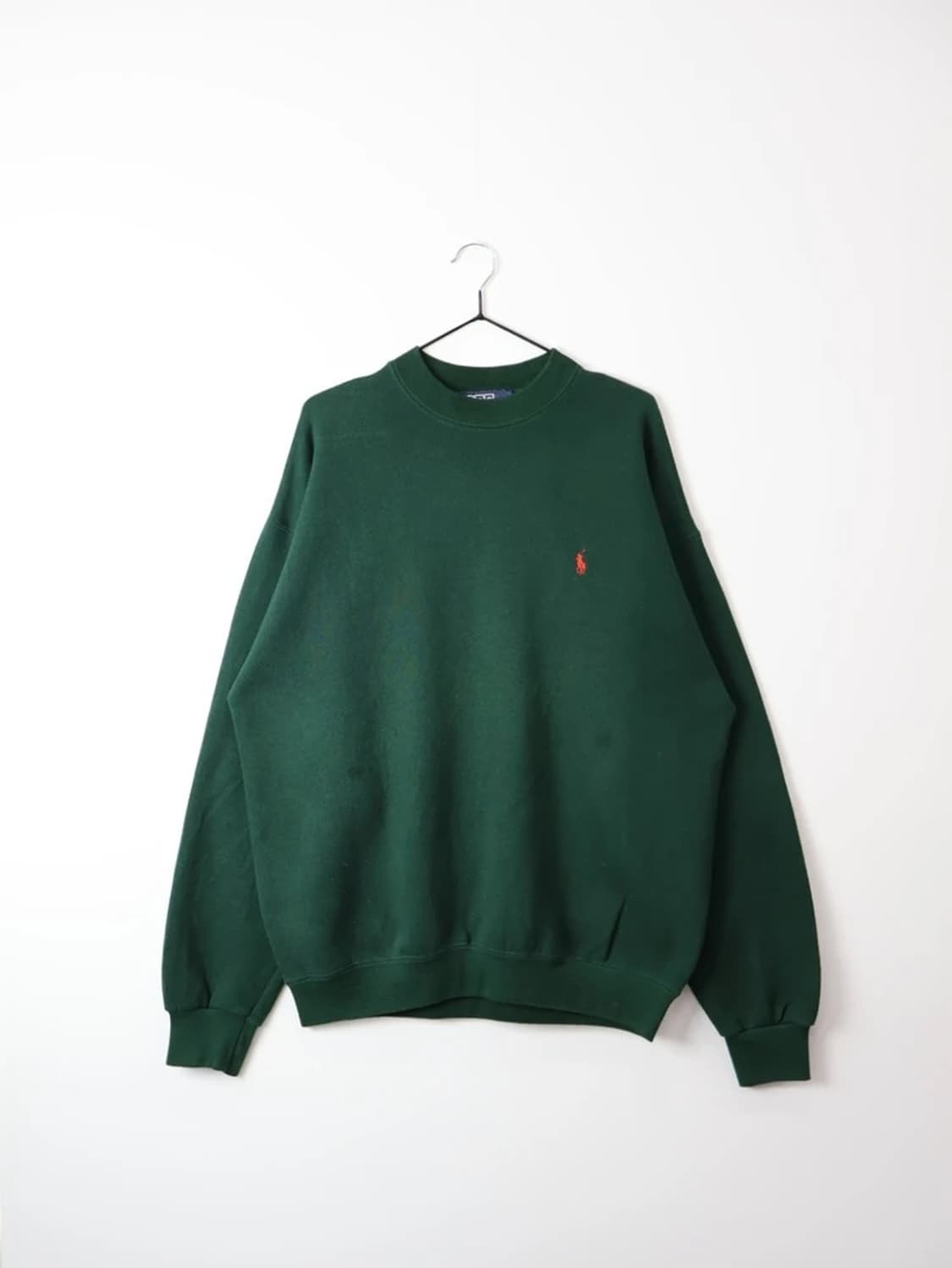 90s Polo USA Crewneck Sweatshirt Green 상품이미지4